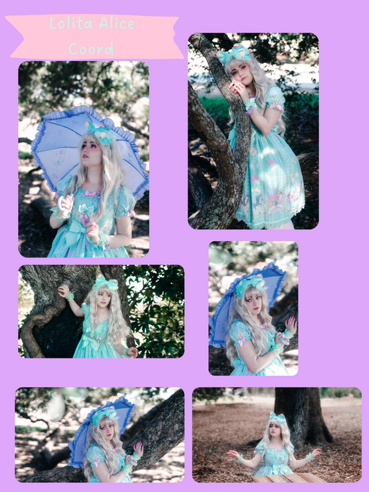 Lolita Fashion Alice in Wonderland Coord Mini Posters
